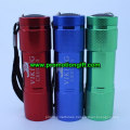 Aluminum Pocket 9 LED Torch